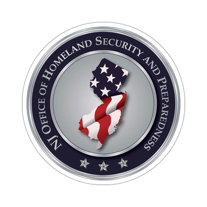 New Jersey Office of Homeland Security and Preparedness STICKER Vinyl Die-Cut Decal-6 Inch-The Sticker Space