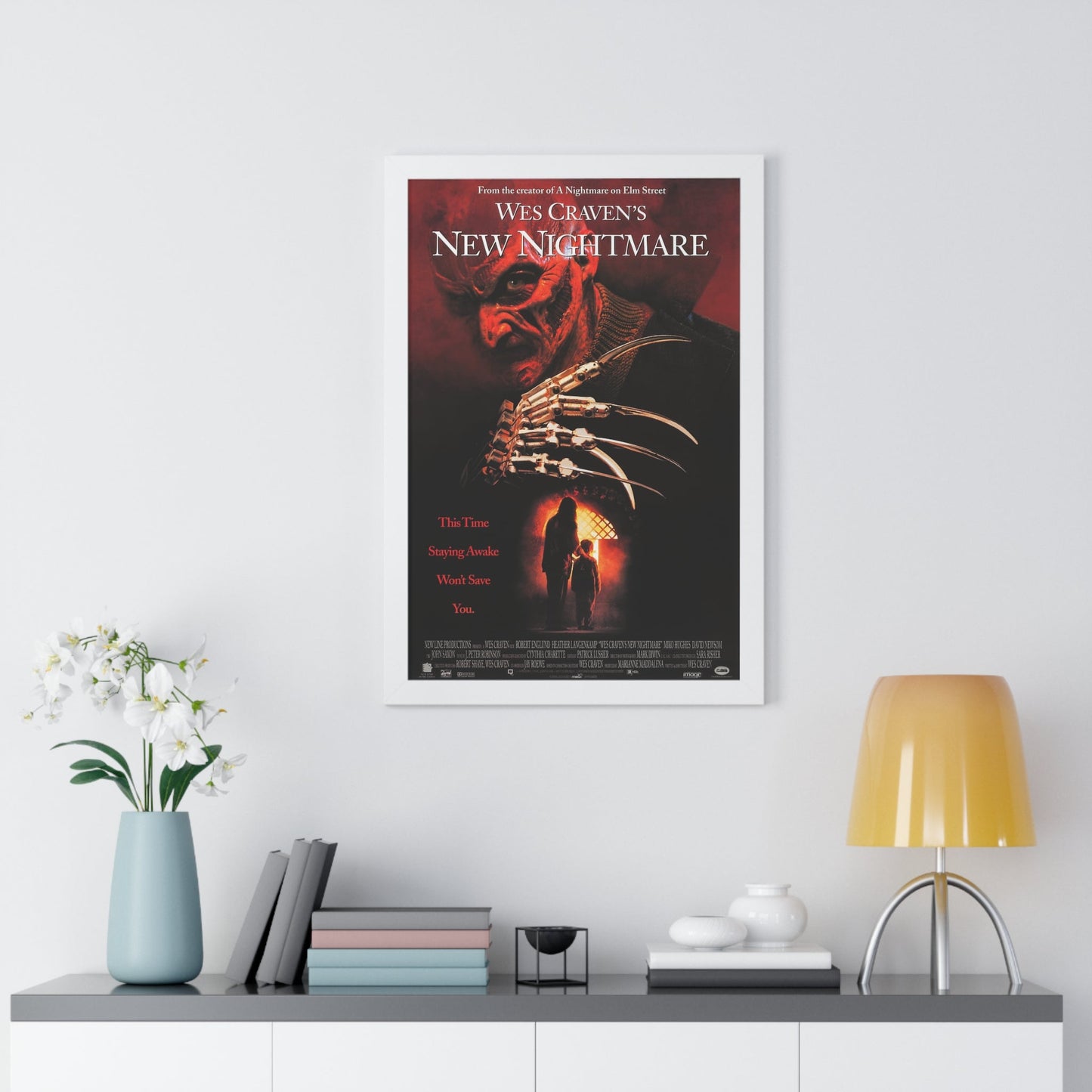 NEW NIGHTMARE 1994 - Framed Movie Poster-The Sticker Space