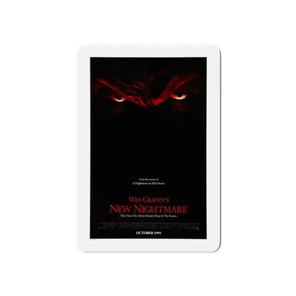 NEW NIGHTMARE (TEASER) 1994 Movie Poster - Refrigerator Magnet 3 Inch Die-Cut - The Sticker Space