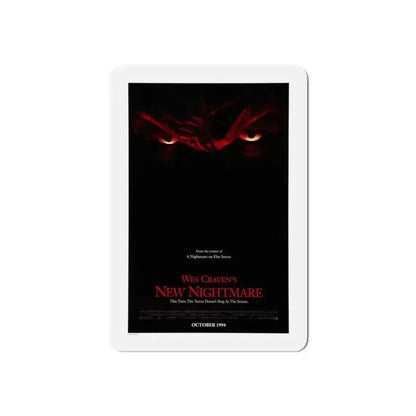 NEW NIGHTMARE (TEASER) 1994 Movie Poster - Refrigerator Magnet 4 Inch Die-Cut - The Sticker Space