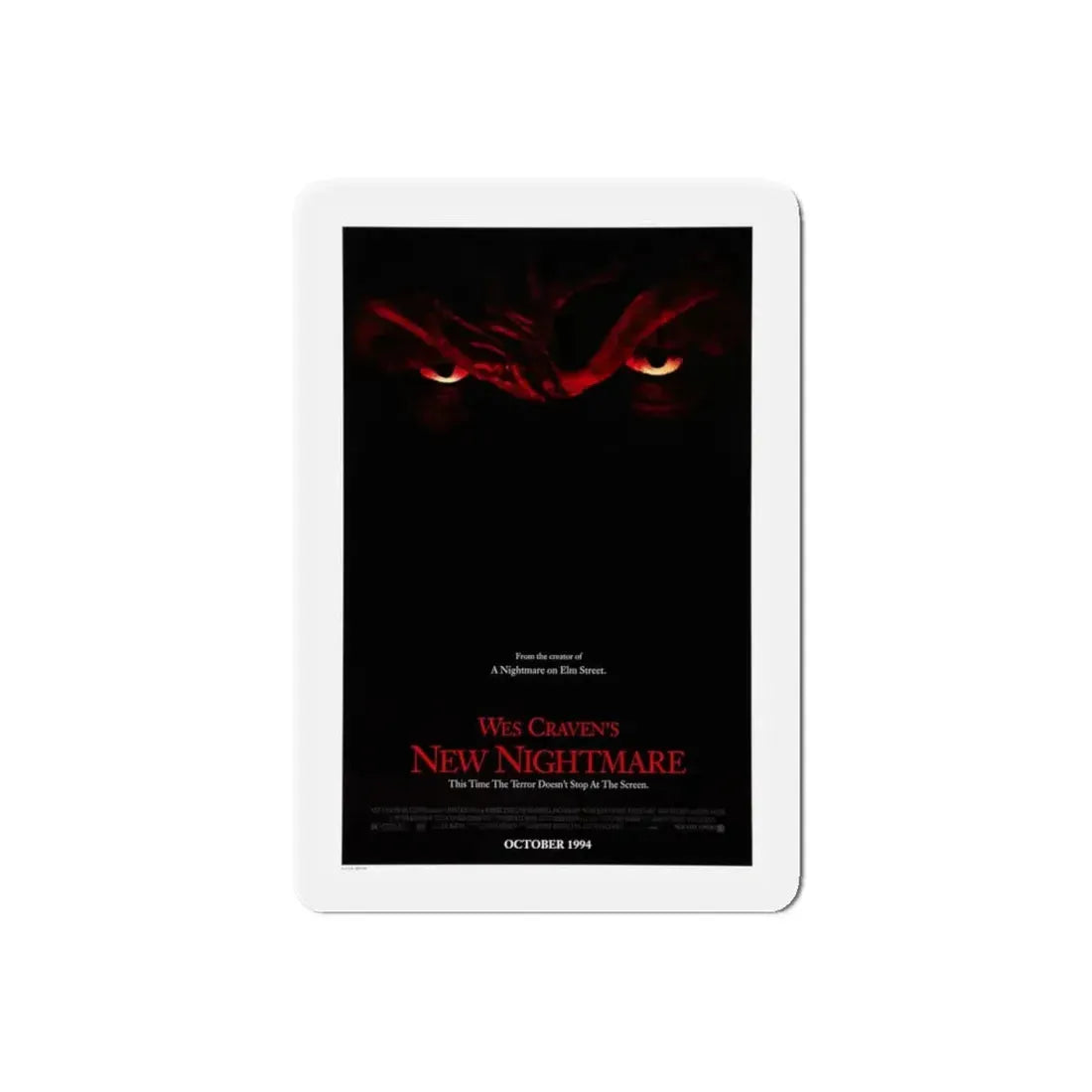 NEW NIGHTMARE (TEASER) 1994 Movie Poster - Refrigerator Magnet - The Sticker Space