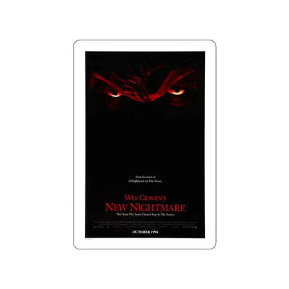NEW NIGHTMARE (TEASER) 1994 Movie Poster STICKER Vinyl Die-Cut Decal 2 Inch - The Sticker Space