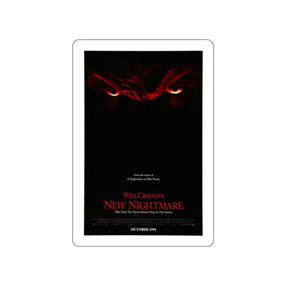 NEW NIGHTMARE (TEASER) 1994 Movie Poster STICKER Vinyl Die-Cut Decal 3 Inch - The Sticker Space
