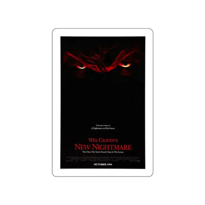 NEW NIGHTMARE (TEASER) 1994 Movie Poster STICKER Vinyl Die-Cut Decal - The Sticker Space