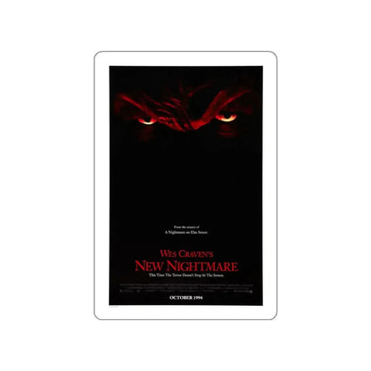 NEW NIGHTMARE (TEASER) 1994 Movie Poster STICKER Vinyl Die-Cut Decal - The Sticker Space