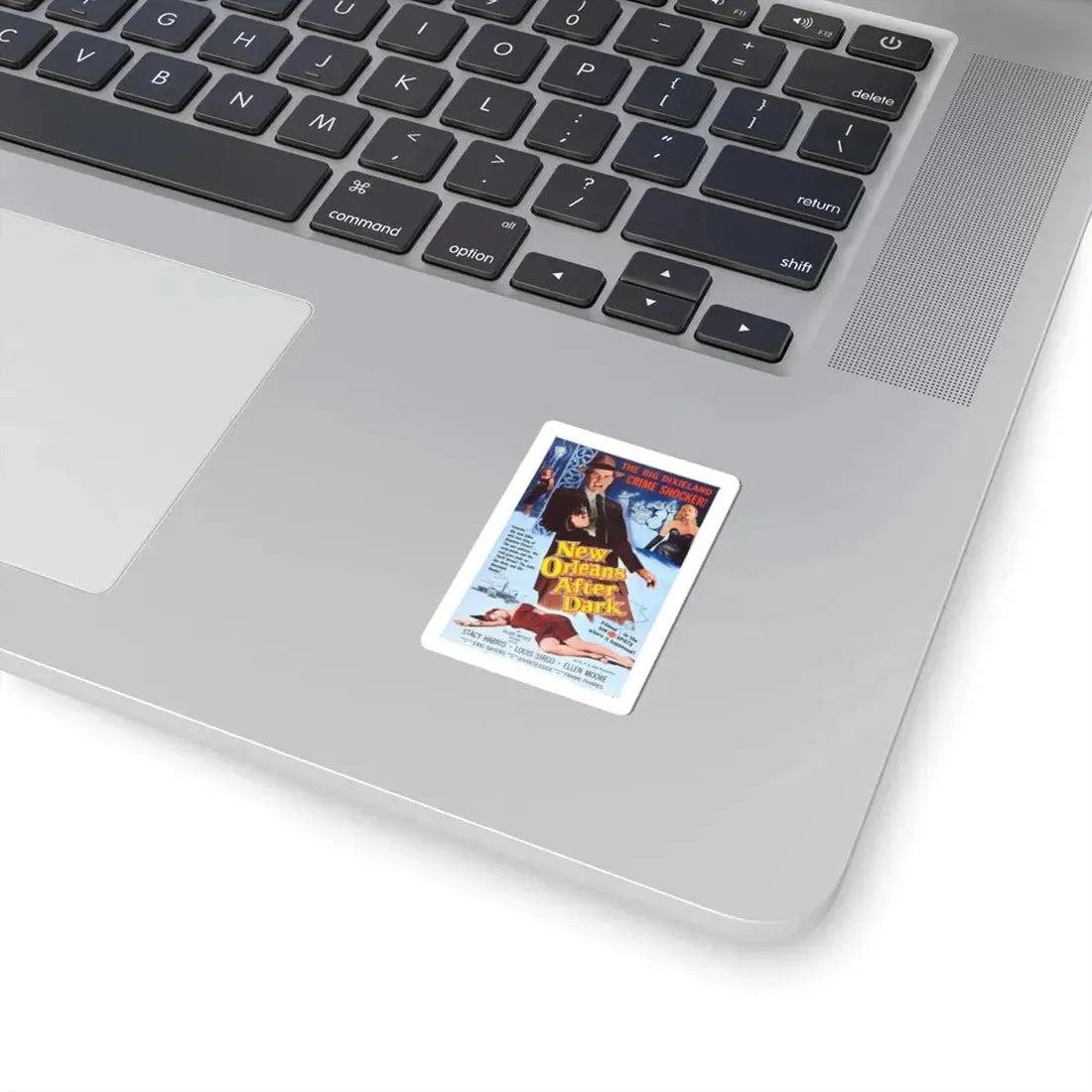 NEW ORLEANS AFTER DARK 1958 Movie Poster - STICKER Vinyl Kiss-Cut Decal - The Sticker Space