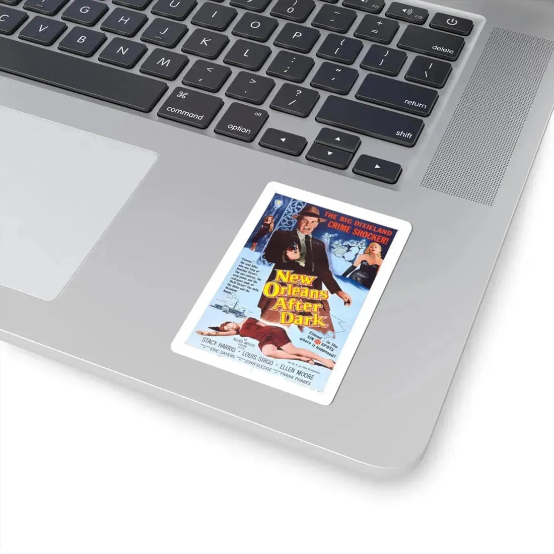 NEW ORLEANS AFTER DARK 1958 Movie Poster - STICKER Vinyl Kiss-Cut Decal - The Sticker Space