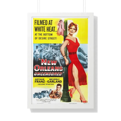 NEW ORLEANS UNCENSORED 1955 - Framed Movie Poster - The Sticker Space