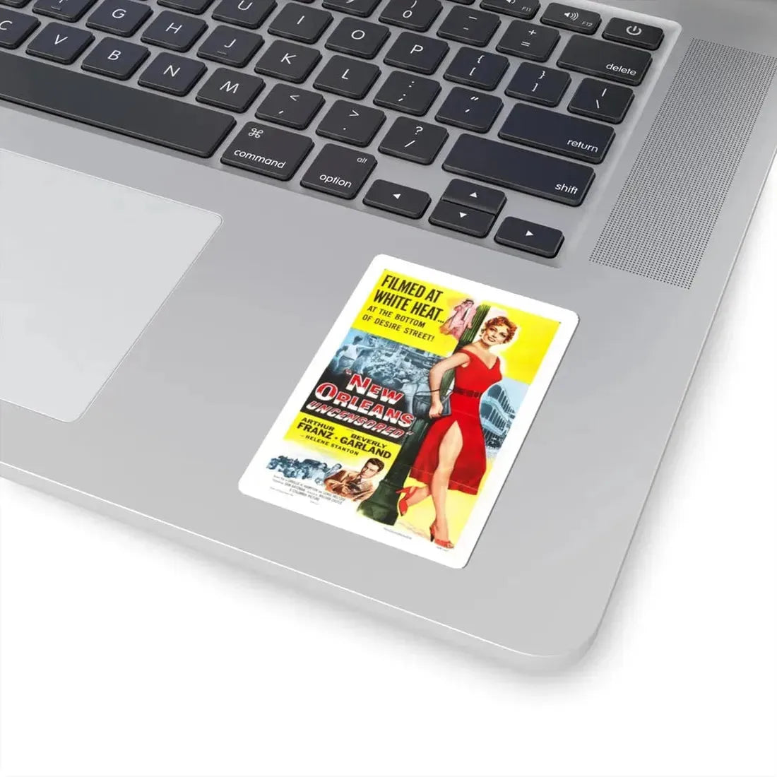 NEW ORLEANS UNCENSORED 1955 Movie Poster - STICKER Vinyl Kiss-Cut Decal - The Sticker Space