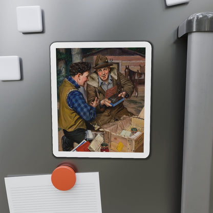 New Provisions (Magazine Illustration) Refrigerator Magnet-The Sticker Space