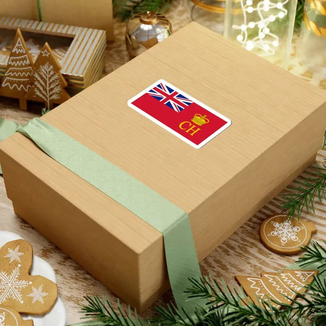 New South Wales Customs House Flag 1832 (Australia) STICKER Vinyl Kiss-Cut Decal - The Sticker Space