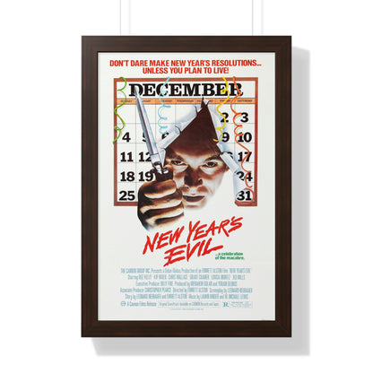 NEW YEARS EVIL 1980 - Framed Movie Poster-16″ x 24″-The Sticker Space