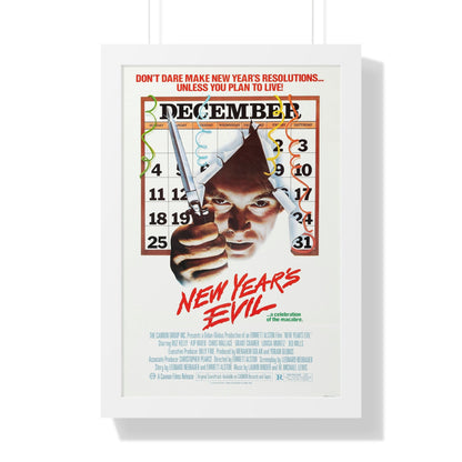 NEW YEARS EVIL 1980 - Framed Movie Poster-16″ x 24″-The Sticker Space