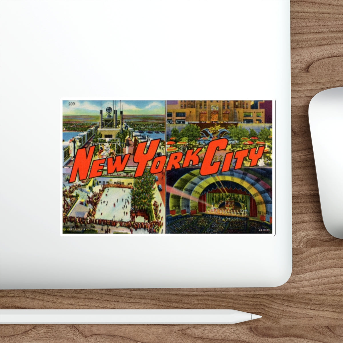 New York City (Greeting Cards) STICKER Vinyl Die-Cut Decal-The Sticker Space