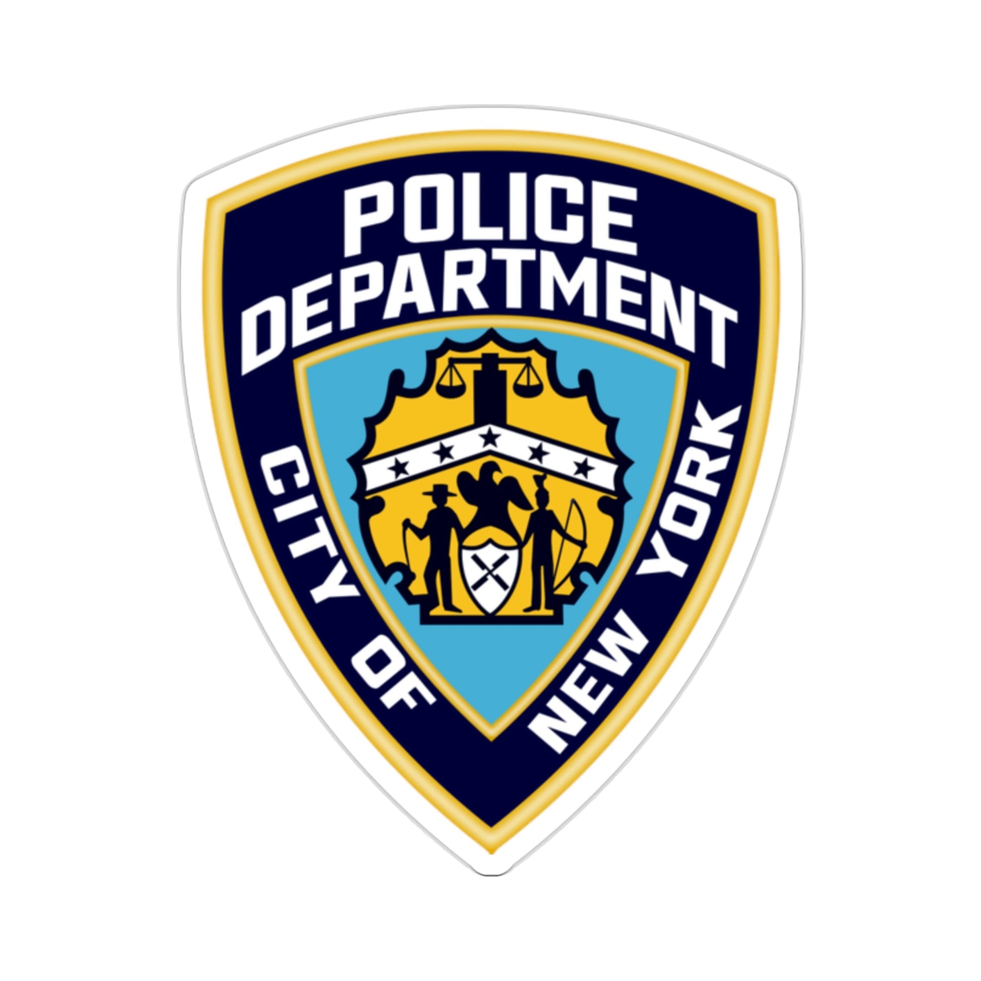 New York City Police Department STICKER Vinyl Die-Cut Decal-2 Inch-The Sticker Space