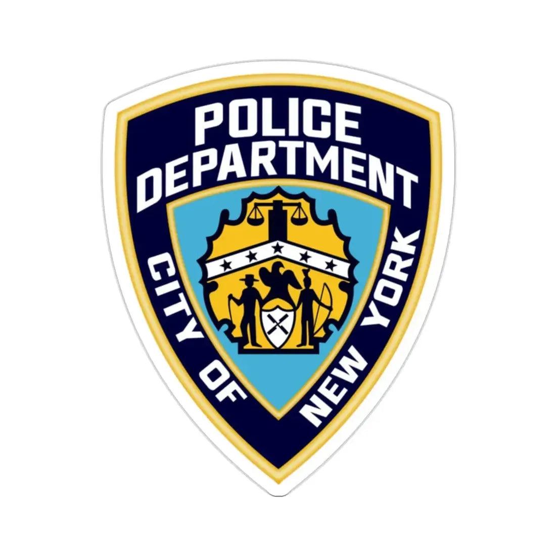 New York City Police Department STICKER Vinyl Die-Cut Decal 2 Inch - The Sticker Space