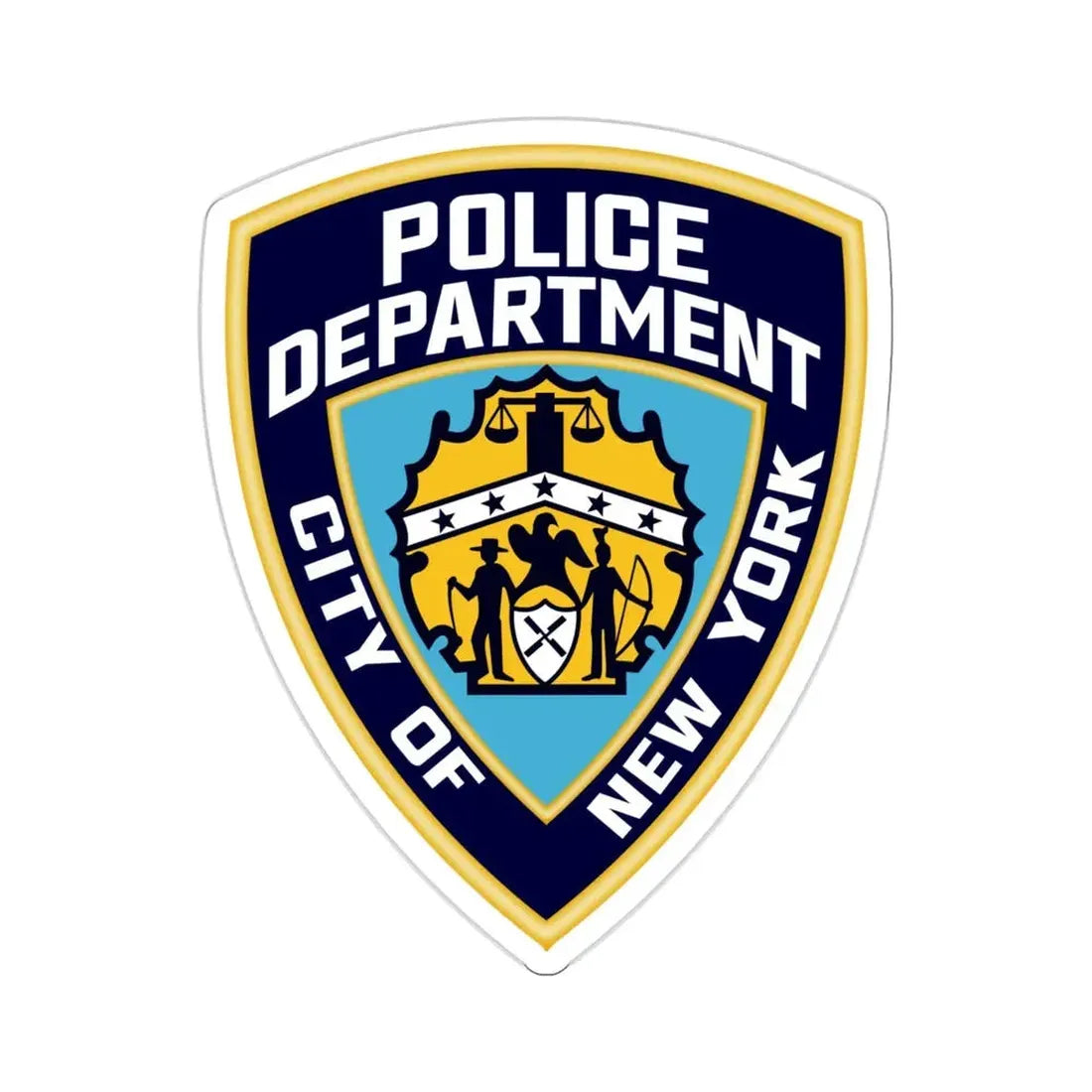 New York City Police Department STICKER Vinyl Die-Cut Decal 6 Inch - The Sticker Space