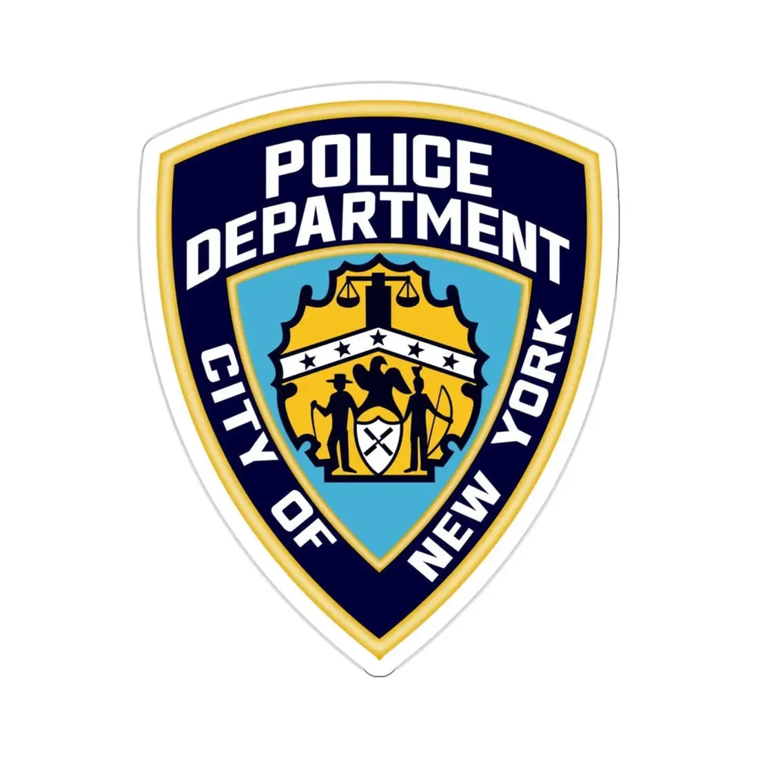New York City Police Department STICKER Vinyl Die-Cut Decal - The Sticker Space