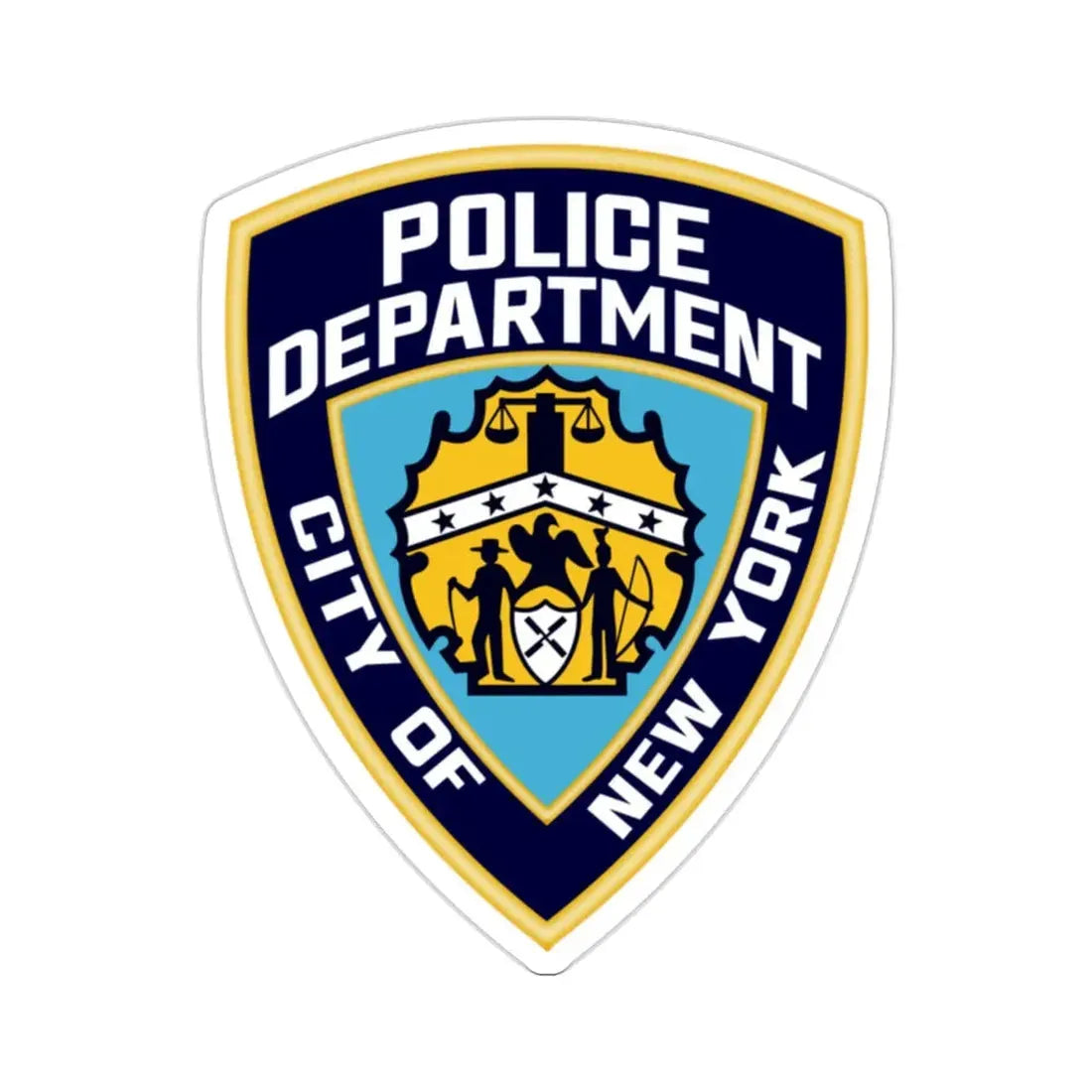New York City Police Department STICKER Vinyl Die-Cut Decal - The Sticker Space