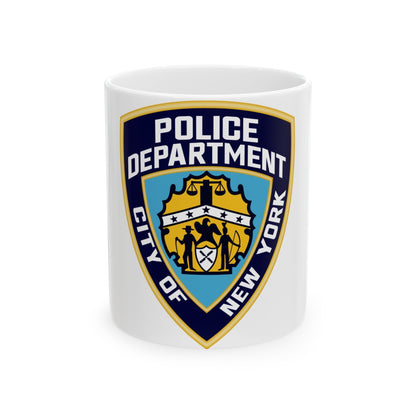 New York City Police Department - White Coffee Mug-11oz-The Sticker Space