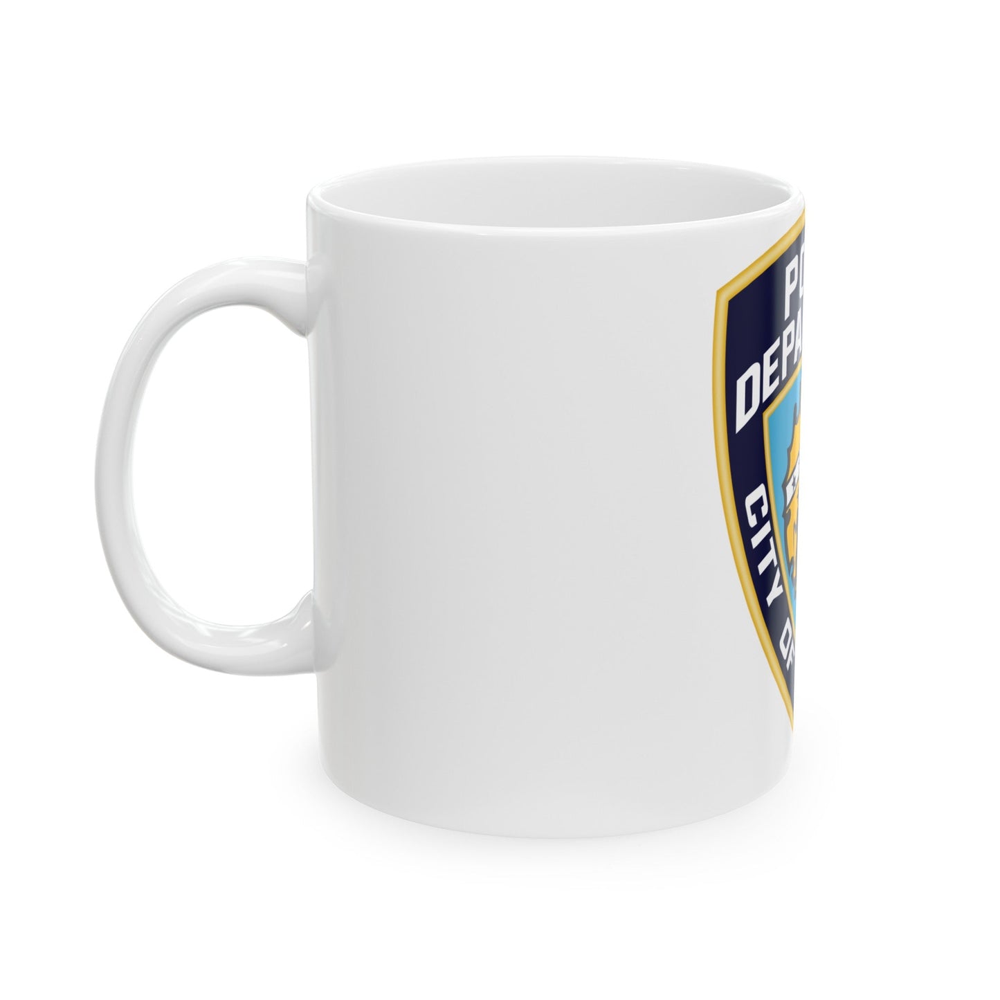 New York City Police Department - White Coffee Mug-The Sticker Space