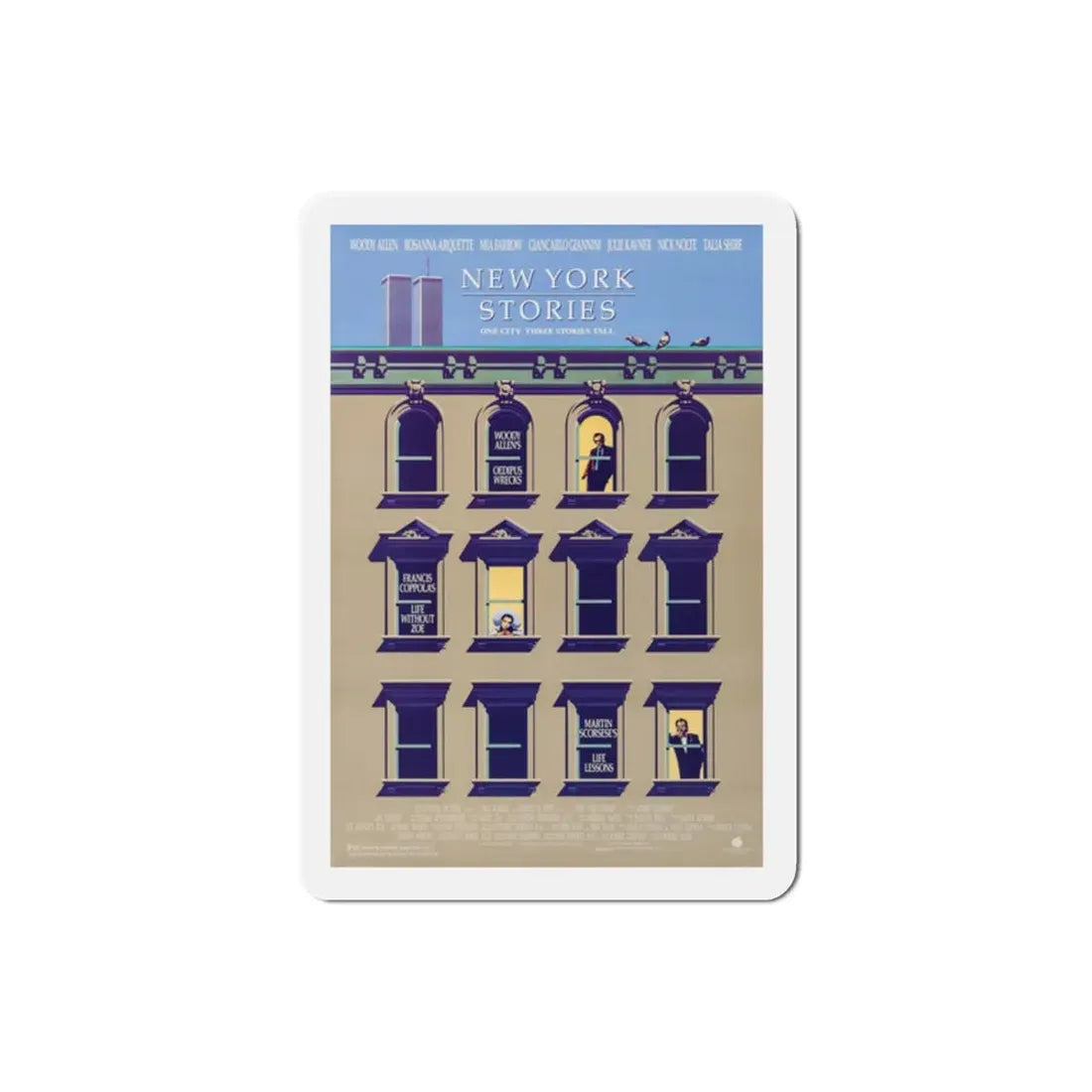 New York Stories 1989 Movie Poster Refrigerator Magnet - The Sticker Space