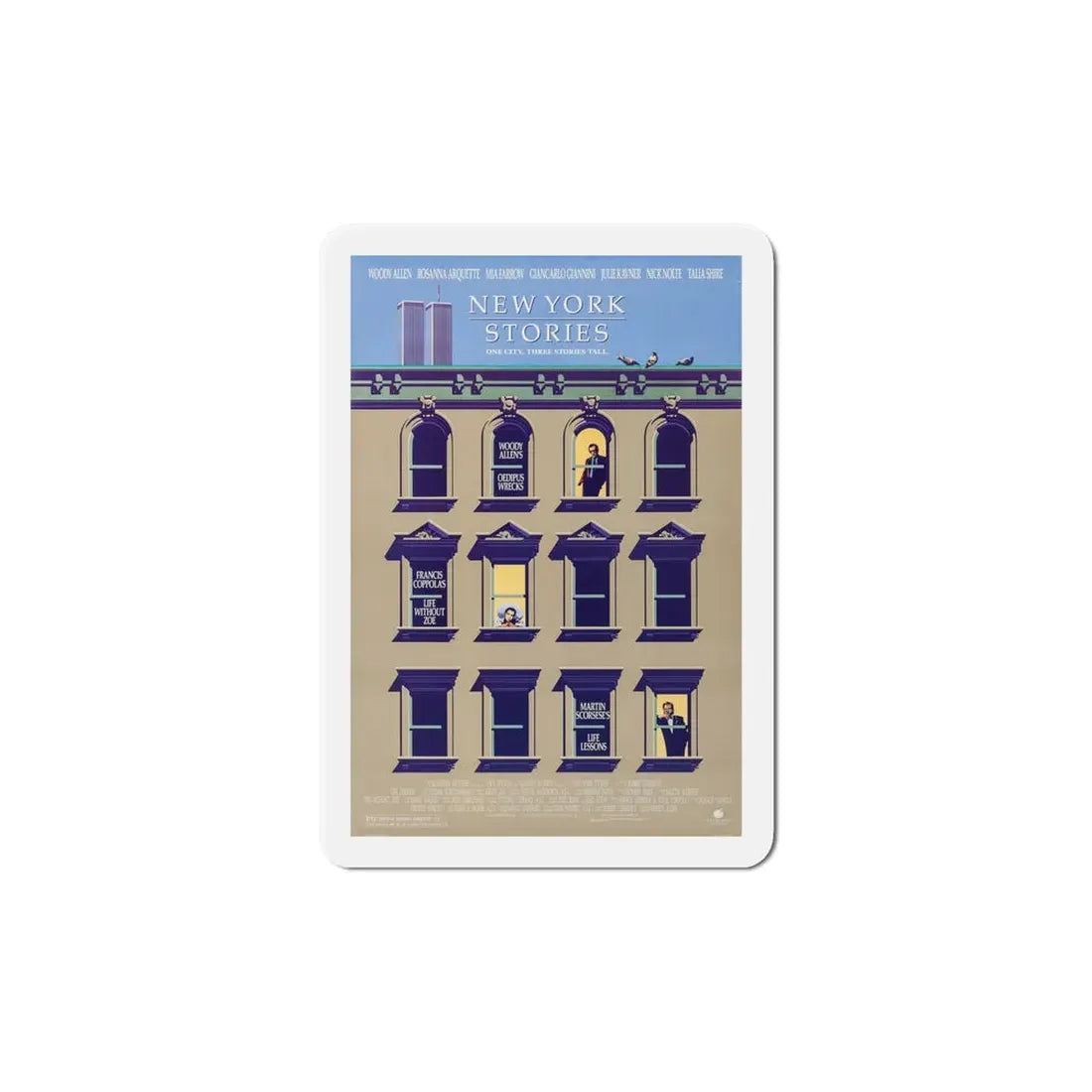 New York Stories 1989 Movie Poster Refrigerator Magnet - The Sticker Space