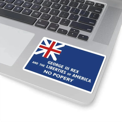 New York Union Flag 1775 (United States) STICKER Vinyl Kiss-Cut Decal - The Sticker Space