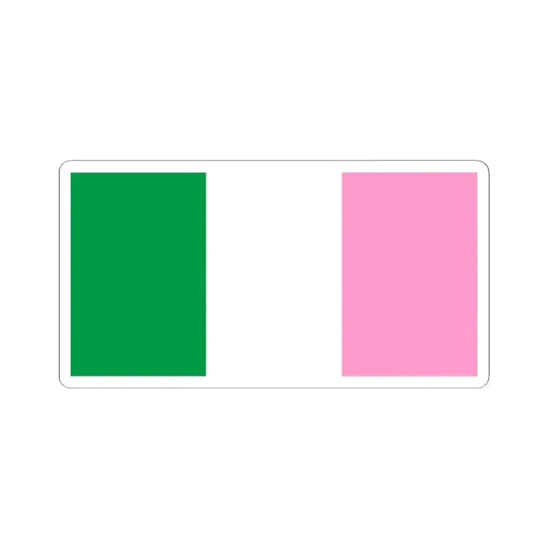 Newfoundland Tricolour (Canada) STICKER Vinyl Kiss-Cut Decal 2 Inch White - The Sticker Space