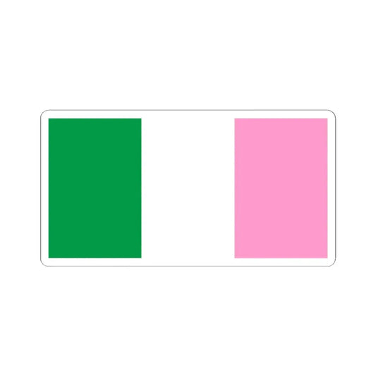 Newfoundland Tricolour (Canada) STICKER Vinyl Kiss-Cut Decal 2 Inch White - The Sticker Space