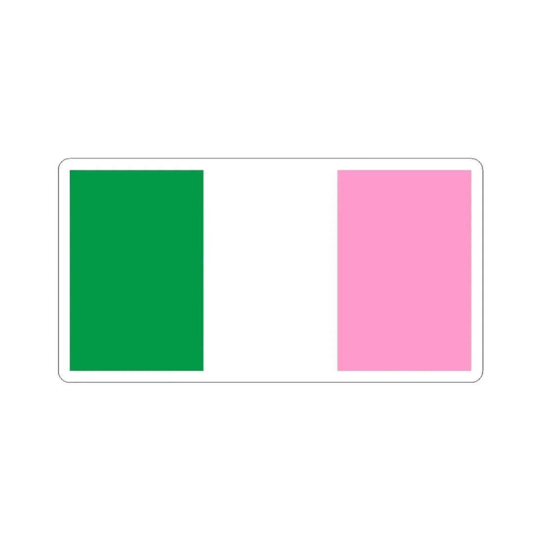 Newfoundland Tricolour (Canada) STICKER Vinyl Kiss-Cut Decal 3 Inch White - The Sticker Space