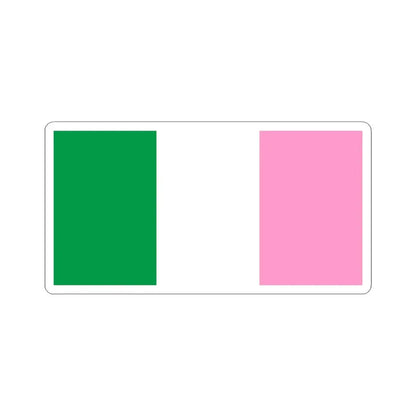 Newfoundland Tricolour (Canada) STICKER Vinyl Kiss-Cut Decal 3 Inch White - The Sticker Space