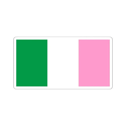 Newfoundland Tricolour (Canada) STICKER Vinyl Kiss-Cut Decal 4 Inch White - The Sticker Space