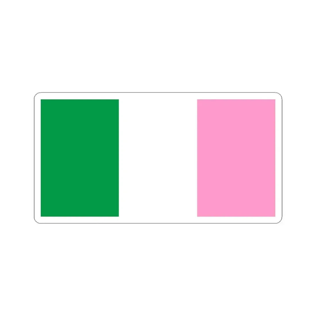 Newfoundland Tricolour (Canada) STICKER Vinyl Kiss-Cut Decal 6 Inch White - The Sticker Space