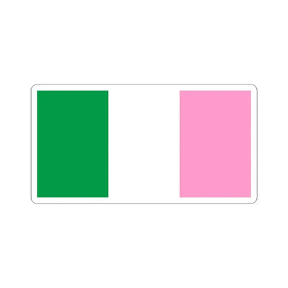 Newfoundland Tricolour (Canada) STICKER Vinyl Kiss-Cut Decal 6 Inch White - The Sticker Space