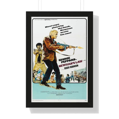 NEWMAN'S LAW 1974 - Framed Movie Poster - The Sticker Space