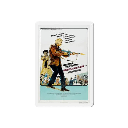NEWMAN'S LAW 1974 Movie Poster - Refrigerator Magnet - The Sticker Space