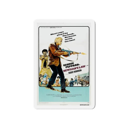 NEWMAN'S LAW 1974 Movie Poster - Refrigerator Magnet - The Sticker Space