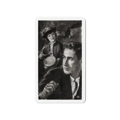 Newspaperman, Liberty magazine, October 21, 1939 (Magazine Illustration) Refrigerator Magnet - The Sticker Space