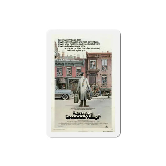 Next Stop Greenwich Village 1976 Movie Poster Refrigerator Magnet 2 Inch - The Sticker Space