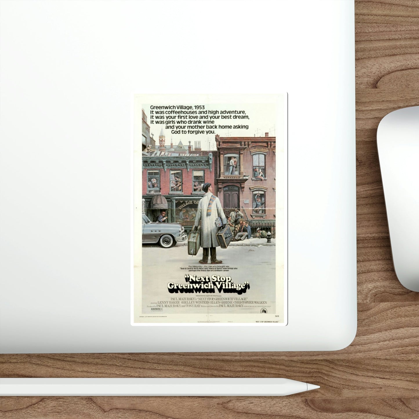 Next Stop Greenwich Village 1976 Movie Poster STICKER Vinyl Die-Cut Decal-The Sticker Space