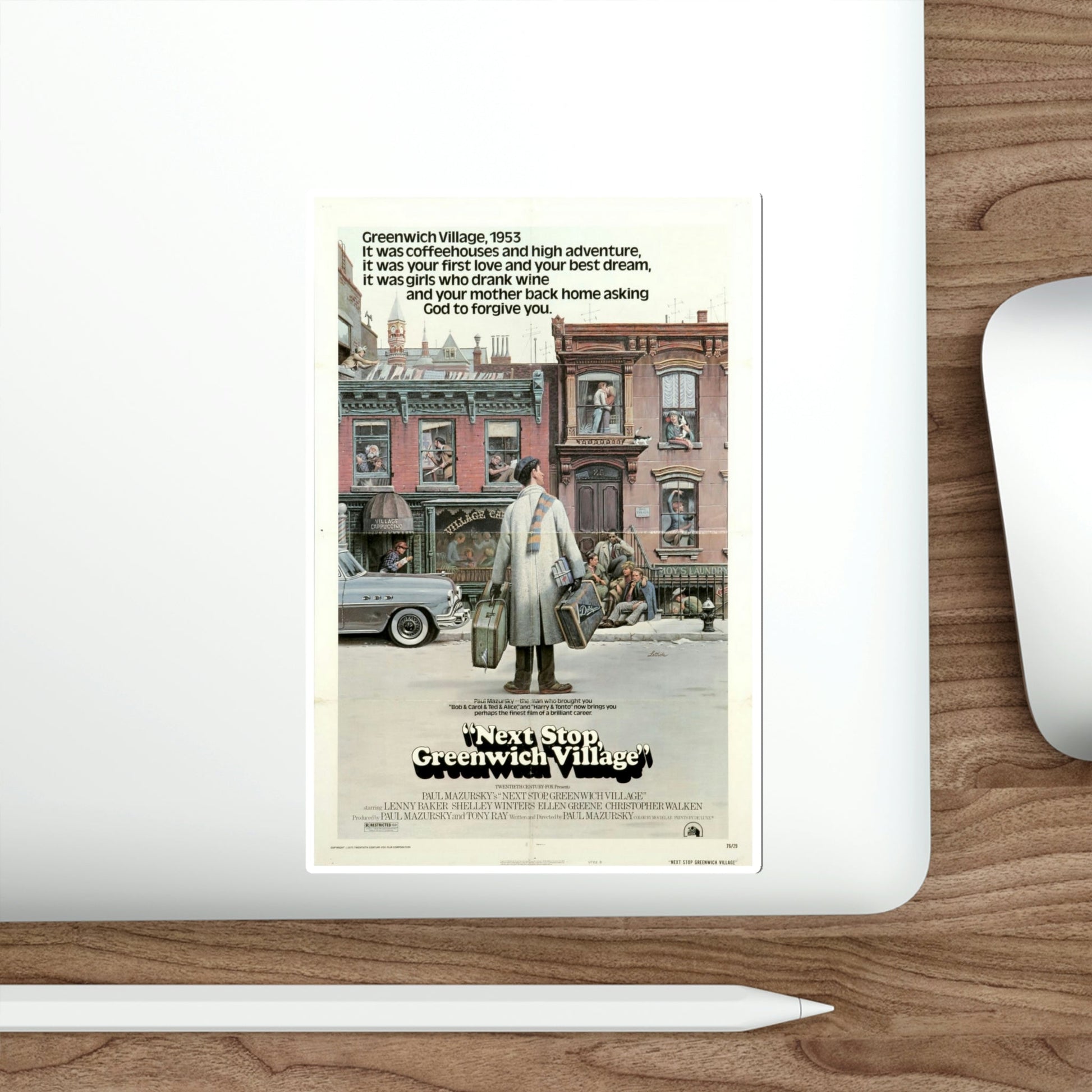 Next Stop Greenwich Village 1976 Movie Poster STICKER Vinyl Die-Cut Decal-The Sticker Space