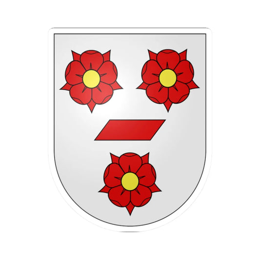 Neyruz-coat of arms (Switzerland) (Coat of Arms) STICKER Vinyl Kiss-Cut Decal 2 Inch White - The Sticker Space