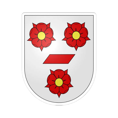 Neyruz-coat of arms (Switzerland) (Coat of Arms) STICKER Vinyl Kiss-Cut Decal 4 Inch White - The Sticker Space