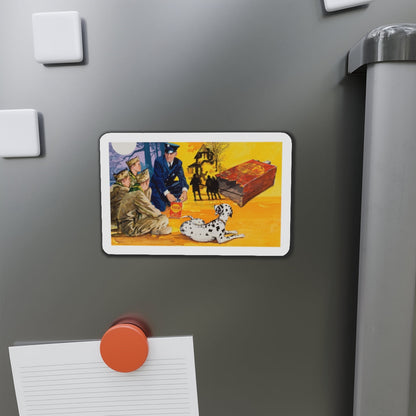 NFPA- Lesson for Boy Scouts (Magazine Illustration) Refrigerator Magnet-The Sticker Space