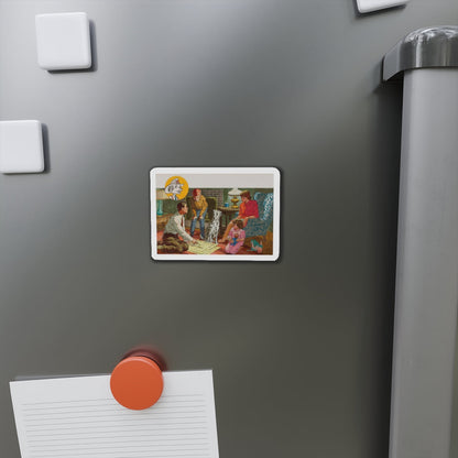 NFPA - Sparky, The Home Escape Plan (1) (Magazine Illustration) Refrigerator Magnet-The Sticker Space