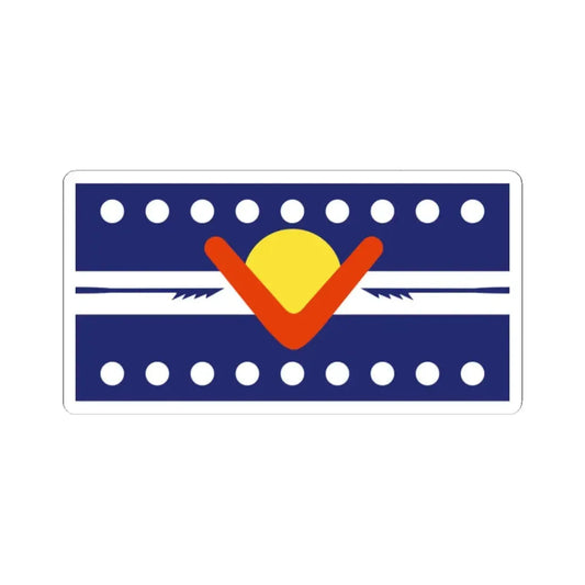 Ngarrindjeri Nation Flag (Australia) STICKER Vinyl Kiss-Cut Decal 2 Inch White - The Sticker Space