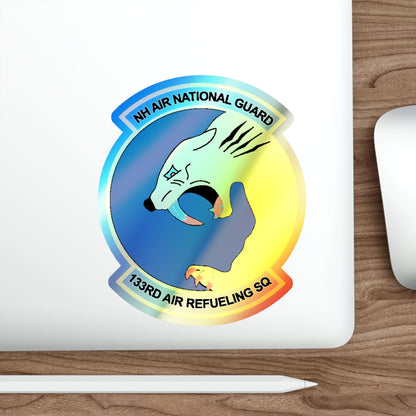 NH ANG 133rd ARS 2 (U.S. Air Force) Holographic STICKER Die-Cut Vinyl Decal-The Sticker Space