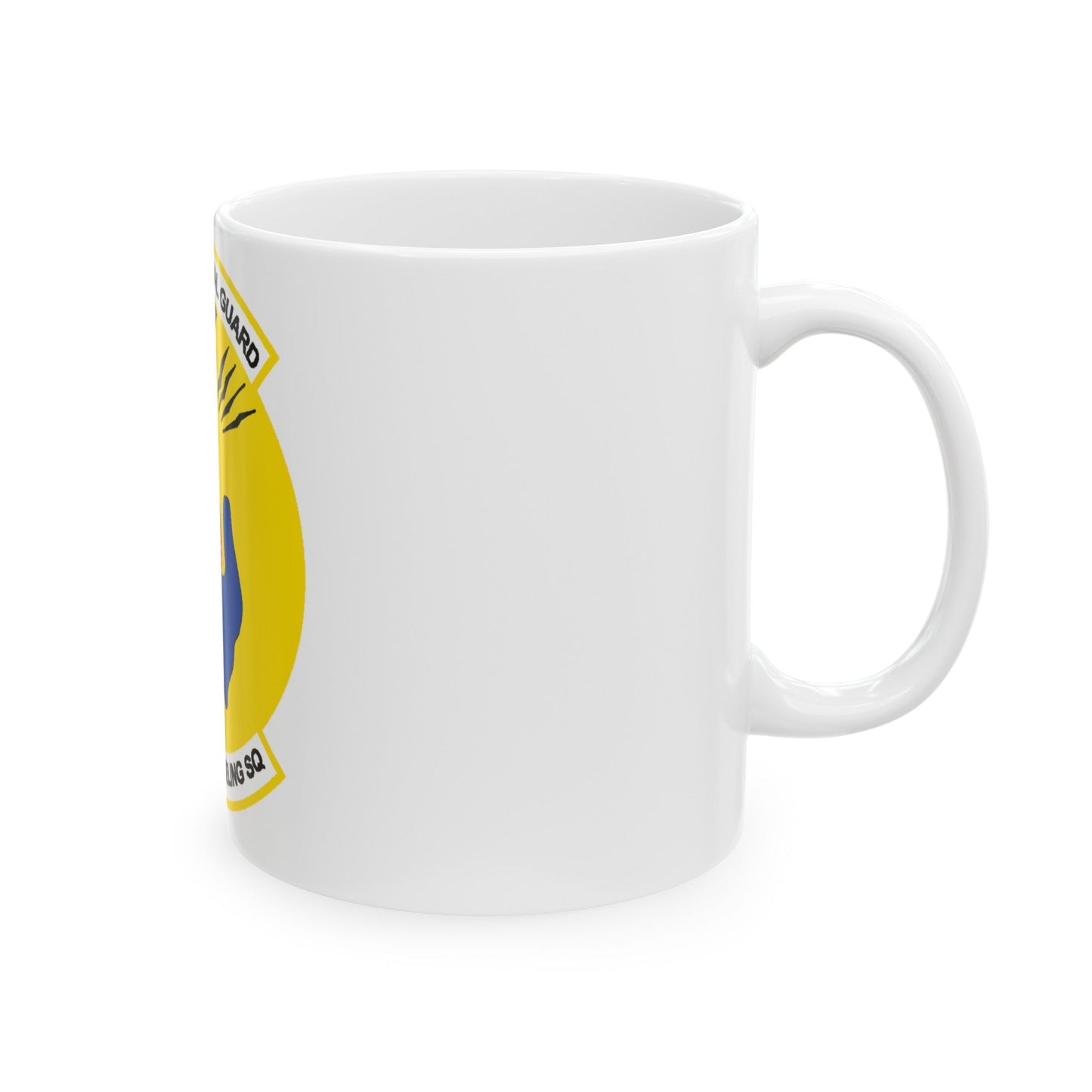 NH ANG 133rd ARS 2 (U.S. Air Force) White Coffee Mug-The Sticker Space