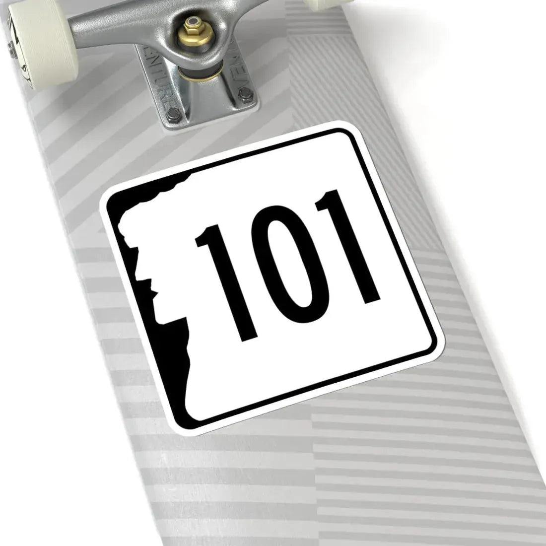 NH Route 101 (New Hampshire) (Road Sign) STICKER Vinyl Kiss-Cut Decal - The Sticker Space
